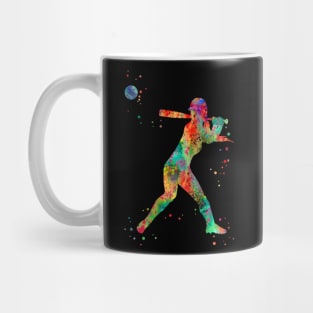 Girl softball player Mug